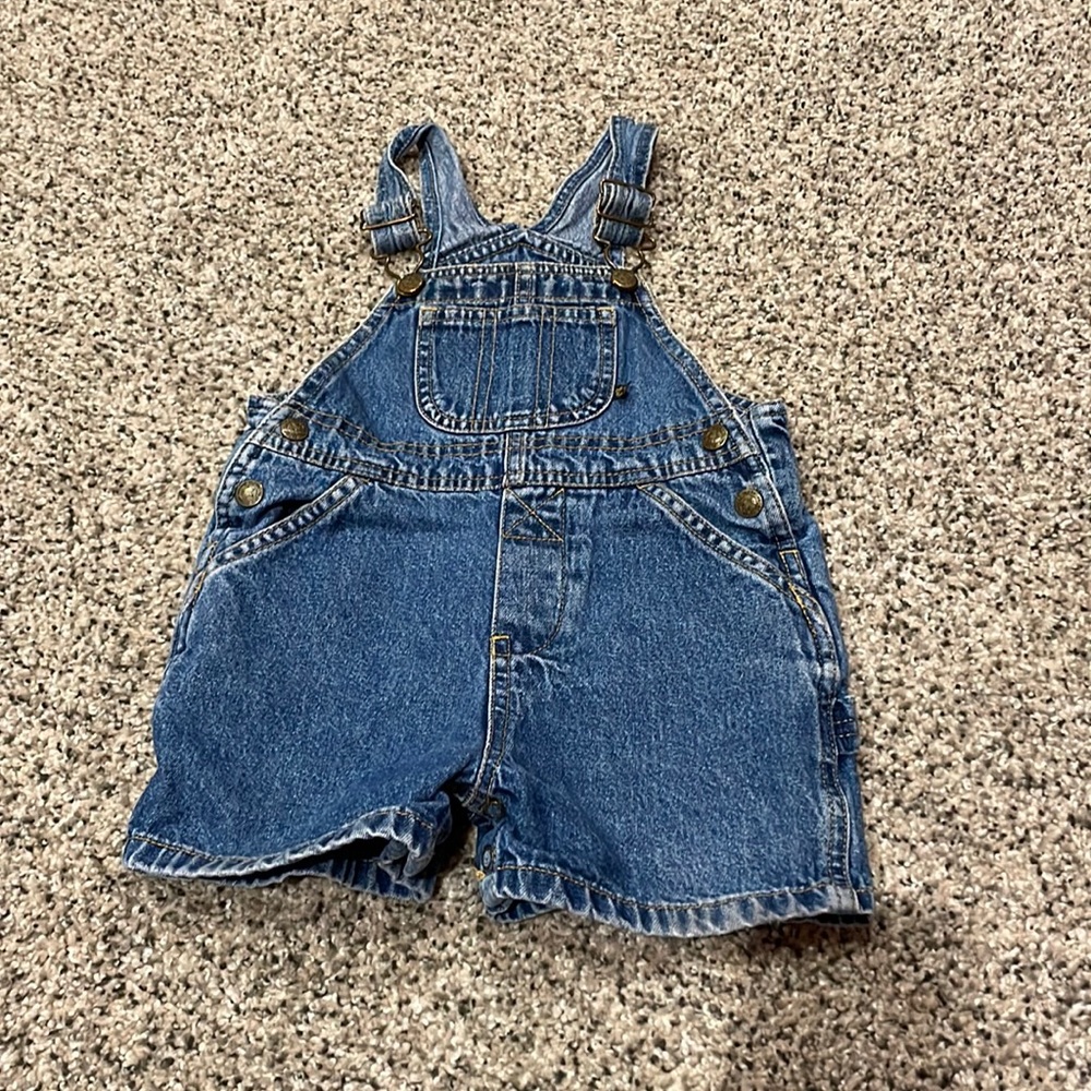 Faded glory 18month jean short overalls.